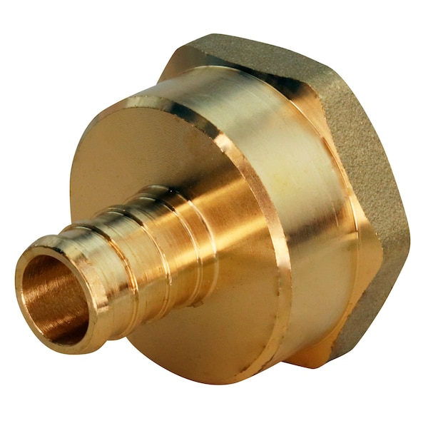 Apollo 1/2 in. Brass PEX Barb x 3/4 in. Female Pipe Thread Adapter APXFA1234 - main